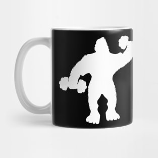 Powerful animal gorilla fitness Mug